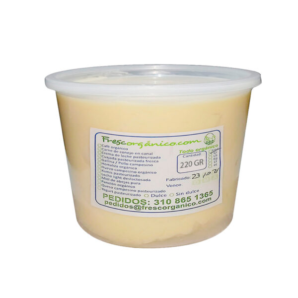 MANTEQUILLA NATURAL 220 gr