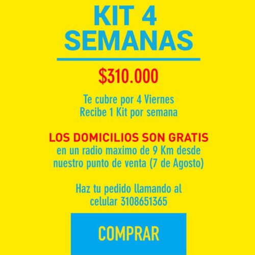 KIT 4 SEMANAS