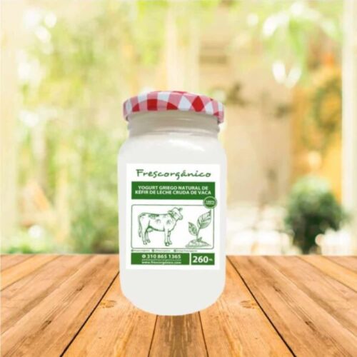 Comprar Yogurt Griego Natural de Kéfir de Leche Cruda de Vaca - Granja Frescorganico Colombia