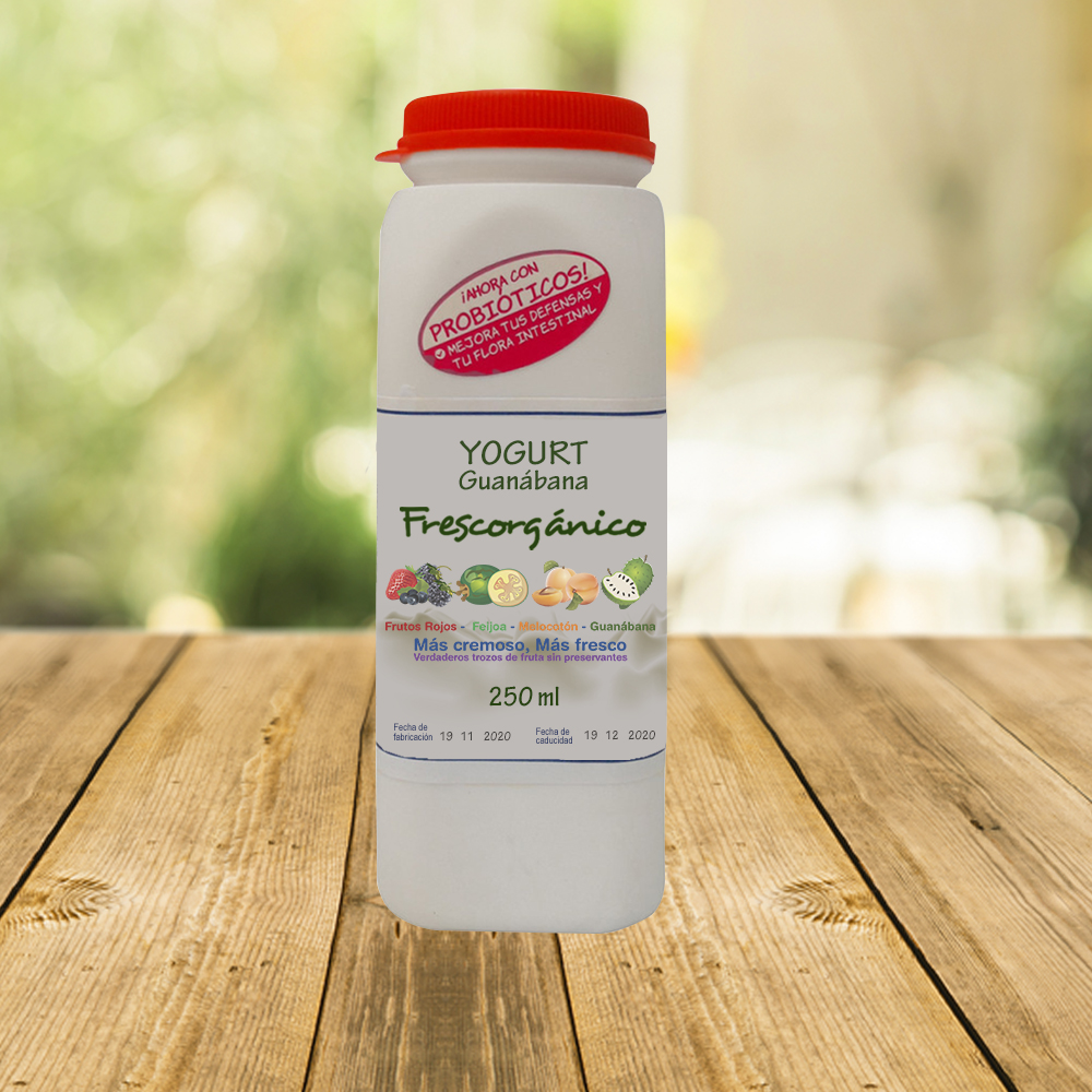 Comprar Yogurt de Guanábana 250 ml - Granja Frescorganico Colombia