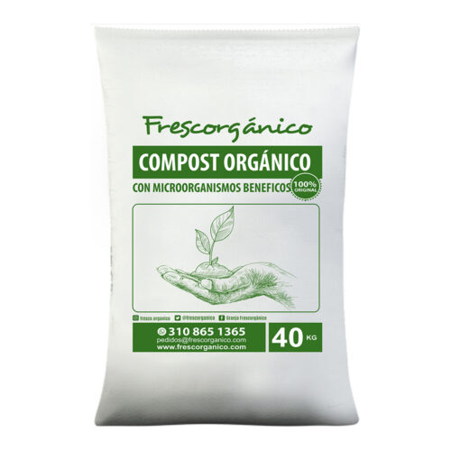 Compostaje orgánico con microorganismos benéficos, fertilizante natural para enriquecer suelos y mejorar cultivos, de Frescorgánico en Colombia.