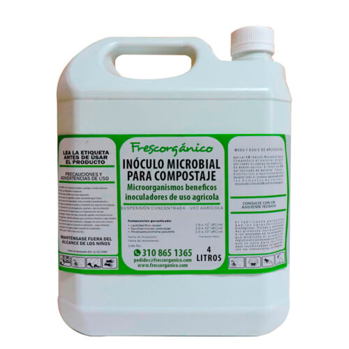 INÓCULO MICROBIAL PARA COMPOSTAJE 4L