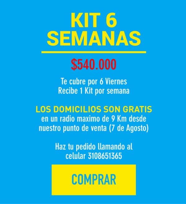KIT 6 SEMANAS