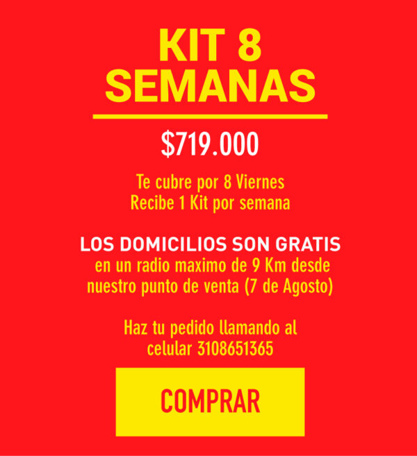 KIT 8 SEMANAS