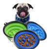 Plato-Guapa-modelo-x1000 Plato Plegable Comida Lenta para Perros – Silicona Antiansiedad