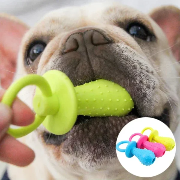 chupo-lassieAMBIENTE2 Chupo Juguete Dispensador de Comida para Perros – Antiestrés y Resistente